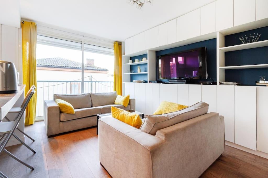 Double Appartement, Saint Michel, Parking, Wifi Тулуза Екстер'єр фото